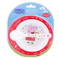 2 - DÍLNÁ PLASTOVÁ SOUPRAVA PEPPA PIG baby , Barva - Červená