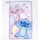 3- Dílná Hygienická Taštička Lilo a Stitch a Angel , Barva - Fialová-1