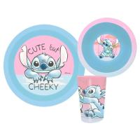 3 - Dílná Plastová Souprava Souprava Lilo a Stitch Cheeky , Barva - Tyrkysová