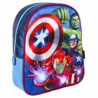 BATOH AVENGERS Hulk Captain America Iron man , Barva - Modrá