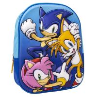 Batoh Sonic a přátelé 3D , Barva - Modrá
