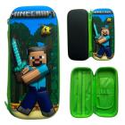 Penál Minecraft 3D Steve , Barva - Zelená
