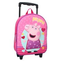 Batoh Peppa Pig Trolley 3D , Barva - Ružová
