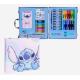 42 - DIELNÝ DREVENÝ KRESLIACÍ KUFRÍK LILO A STITCH , Barva - Svetlo ružová-1