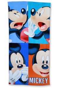 Osuška Disney Mickey , Barva - Modrá , Rozměr textilu - 70x140