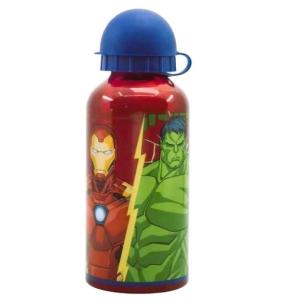 Alu Láhev Avengers Hulk Ironman Captain Marvel Captain America , Velikost lahve - 400 ml , Barva - Červená