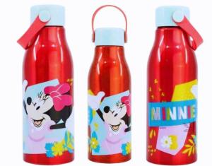 Alu Láhev Minnie Květiny , Velikost lahve - 750 ml , Barva - Červená