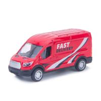 Auto dodávka kov/plast , Barva - Červená