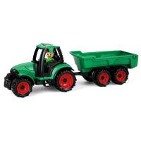 Auto Truckies traktor s vlečkou , Barva - Zelená