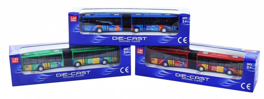 Autobus kovový kĺbový