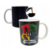 Barvu Měnící Se Hrneček Harry Potter Hogwarts , Velikost lahve - 325 ml , Barva - Bielo-čierna