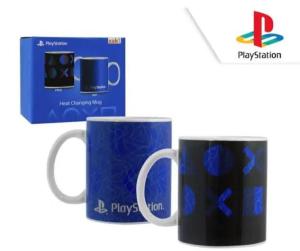 Hrnček Playstation meniaci bravu , Velikost lahve - 325 ml , Barva - Modrá