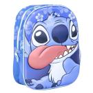 Batoh Lilo a Stitch 3D , Barva - Modrá