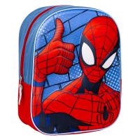 Batoh Spiderman Perfect 3D , Barva - Modro-červená
