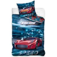Obliečky Supersport Racing Speed , Barva - Modrá , Rozměr textilu - 140x200