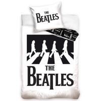 Obliečky The Beatles Abbey Road , Barva - Bielo-čierna , Rozměr textilu - 140x200