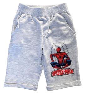 Bermudy Spiderman , Velikost - 98 , Barva - Šedá