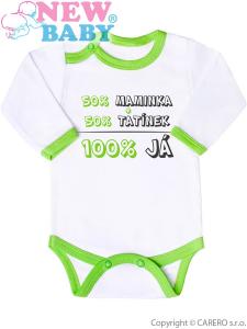 Body 50% MAMKA + 50% OCKO - 100% JA , Velikost - 68 , Barva - Bielo-zelená