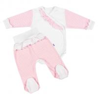 Body a polodupačky New Baby Bodky II , Velikost - 62 , Barva - Ružová