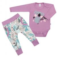 Body a tepláčky New Baby Rebel , Velikost - 56 , Barva - Lila
