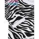 Body celopotlačené Zebra , Barva - Biela-2