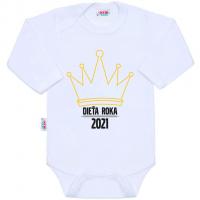 Body New Baby Dieťa roku 2021 , Velikost - 50 , Barva - Biela