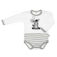 Body New Baby Zebra exclusive , Velikost - 86 , Barva - Biela