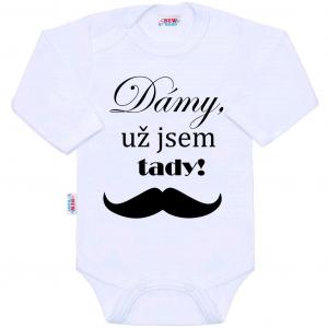 Body s potlačou Dámy, už som tu! , Barva - Biela
