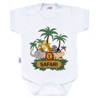 Body SAFARI , Velikost - 50 , Barva - Bielo-zelená