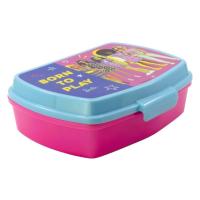 Box na desiatu Barbie , Barva - Modro-růžová