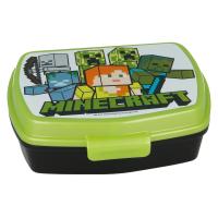 Box na svačinu Minecraft , Barva - Černo-zelená