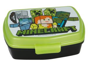 BOX NA DESIATU Minecraft , Barva - Černo-zelená
