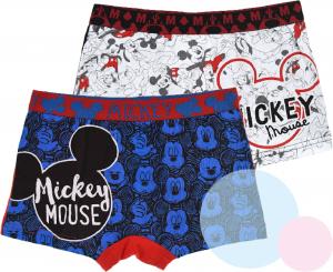 Boxerky Mickey 2 kusy , Barva - Modro-bílá
