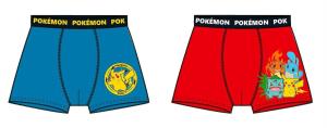 Boxerky Pokémon 2ks , Velikost - 128 , Barva - Modro-červená