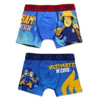 Boxerky požiarnik Sam 2 ks , Velikost - 92/98 , Barva - Modrá