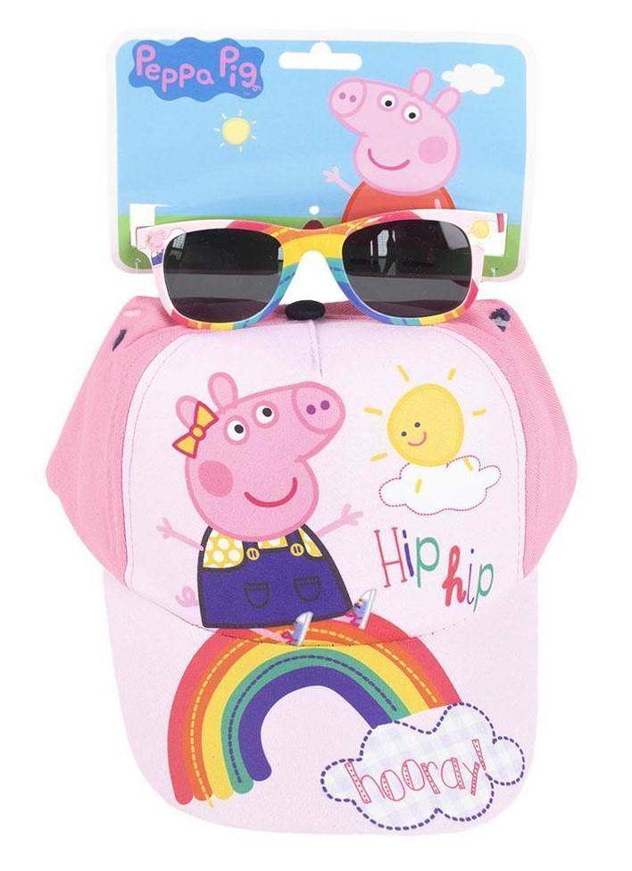Okuliare a šiltovka Peppa Pig