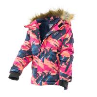 Bunda lyžiarska zimná chlapčenská , Velikost - 98 , Barva - Ružová