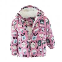 Zimná bunda s kožušinkou , Velikost - 80 , Barva - Ružová