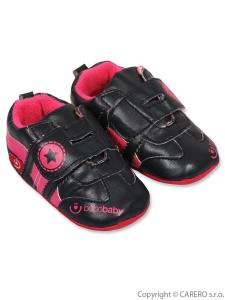 Topánočky Bobo Baby , Barva - Černo-růžová 
