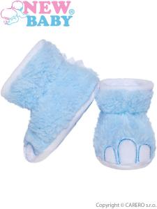 Topánočky New Baby Dino , Barva - Modrá