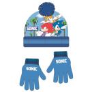 Čiapky a rukavice Sonic , Velikost čepice - 52-54 , Barva - Modrá
