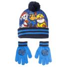 Čiapky a rukavice Tlapková Patrola , Velikost čepice - 52-54 , Barva - Modrá