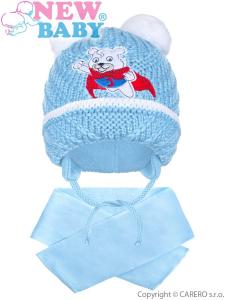 Čiapka a šál Medvedík J