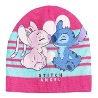Čiapka Lilo a Stitch , Velikost čepice - 52 , Barva - Malinová