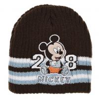 ČIAPKA MICKEY baby , Velikost čepice - 48 , Barva - Hnedá