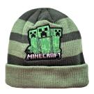 ČIAPKY MINECRAFT , Velikost čepice - 56 , Barva - Zelená