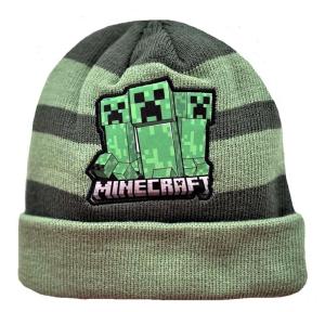 ČIAPKY MINECRAFT , Velikost čepice - 56 , Barva - Zelená