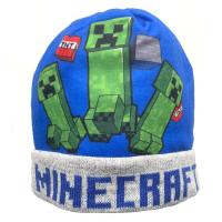 Čepice Minecraft , Velikost čepice - 54 , Barva - Modrá