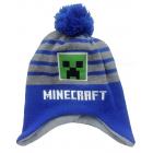 Čiapka MINECRAFT , Velikost čepice - 52 , Barva - Modro-šedá
