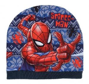 Čiapka Spiderman , Velikost čepice - 52 , Barva - Tmavo modrá